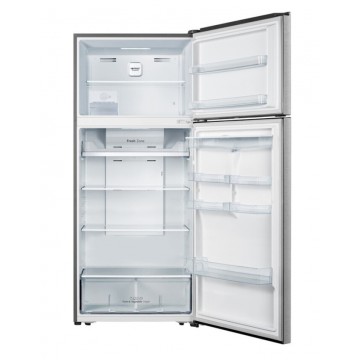Hisense Ψυγείο Δίπορτο 553lt Total NoFrost Υ185.2xΠ79.4xΒ72.6εκ. Inox RT728N4WCE1